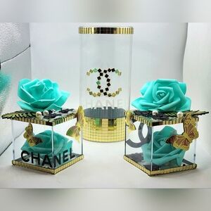 Three-piece Table Top Luxury Decor Set